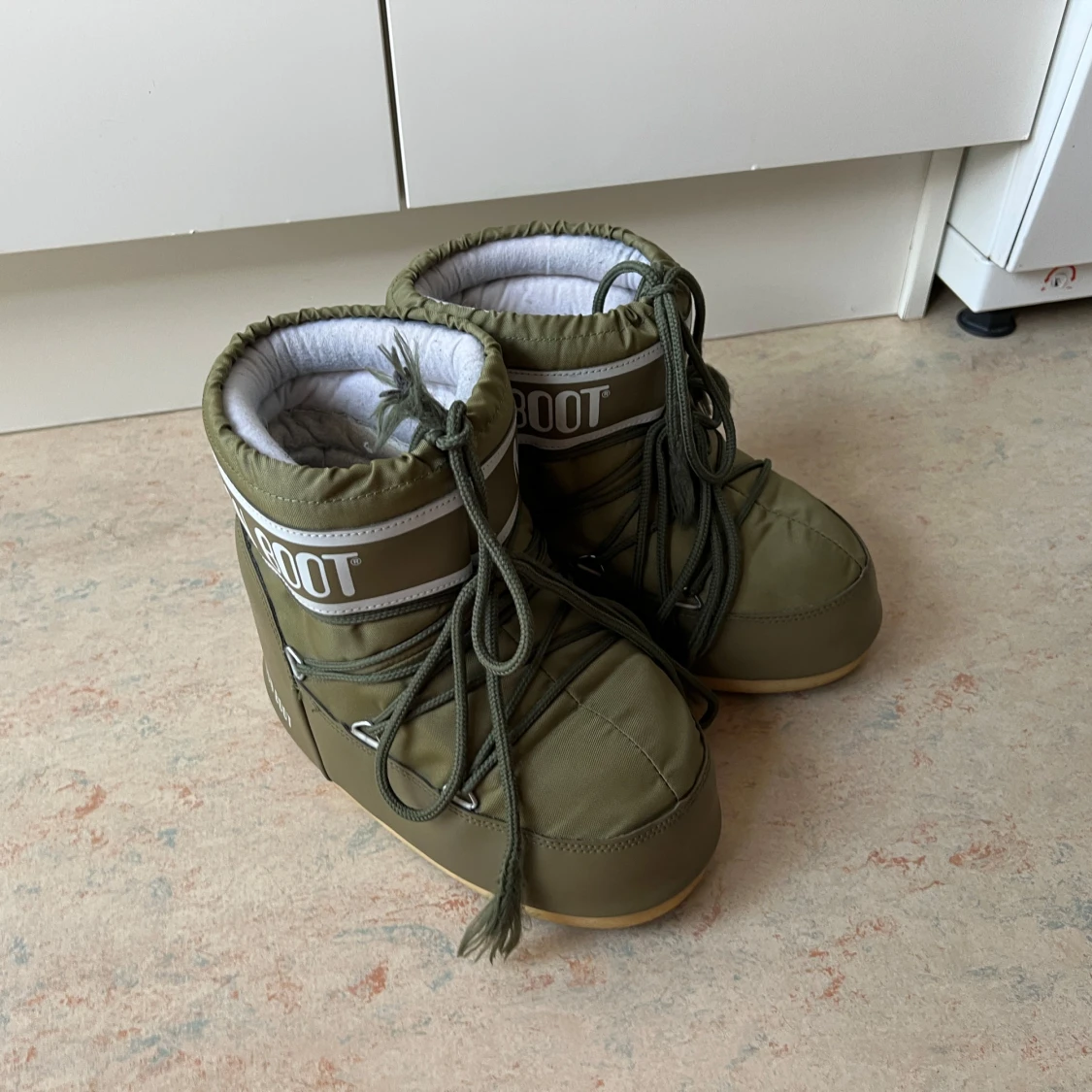 Gröna Moon Boots - 92