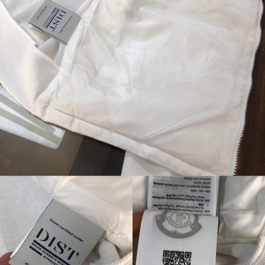 Vit dunjacka från Moncler - 91