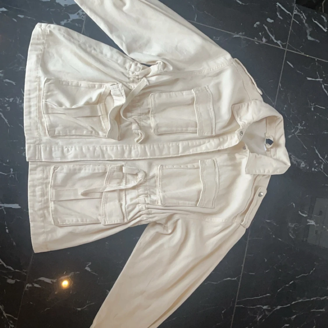 Beige vår/höst jacka - 91