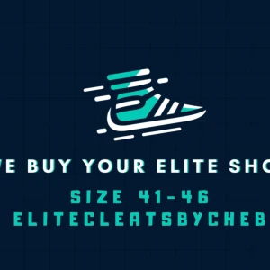 Köper Dina Gamla Elite Fotbollsskor 41-46 - Tja   Vi på Elitecleatsbycheb det har gått så pass bra att vi behöver fylla på lagret !!   Så har du några Elite fotbollsskor där hemma som ligger och skräpar och samlar damm då är vi på Elitecleatsbycheb väldigt intresserade . Skriv dm !!