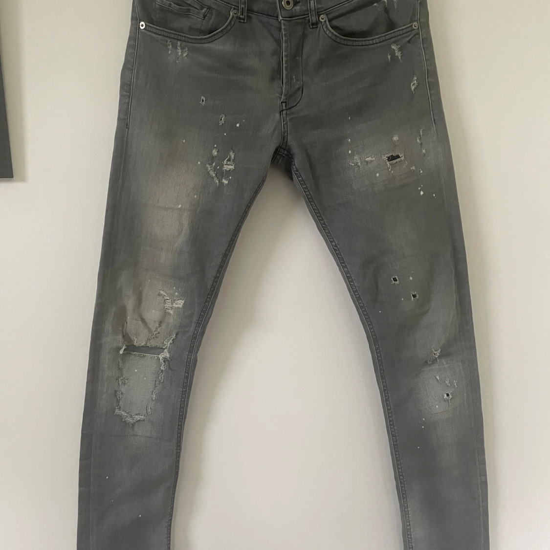 Gråa dondup jeans