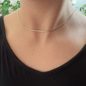 Guldhalsband Safira  - Ett halsband i guld från Safira, nyskick. Köpt för 600. 