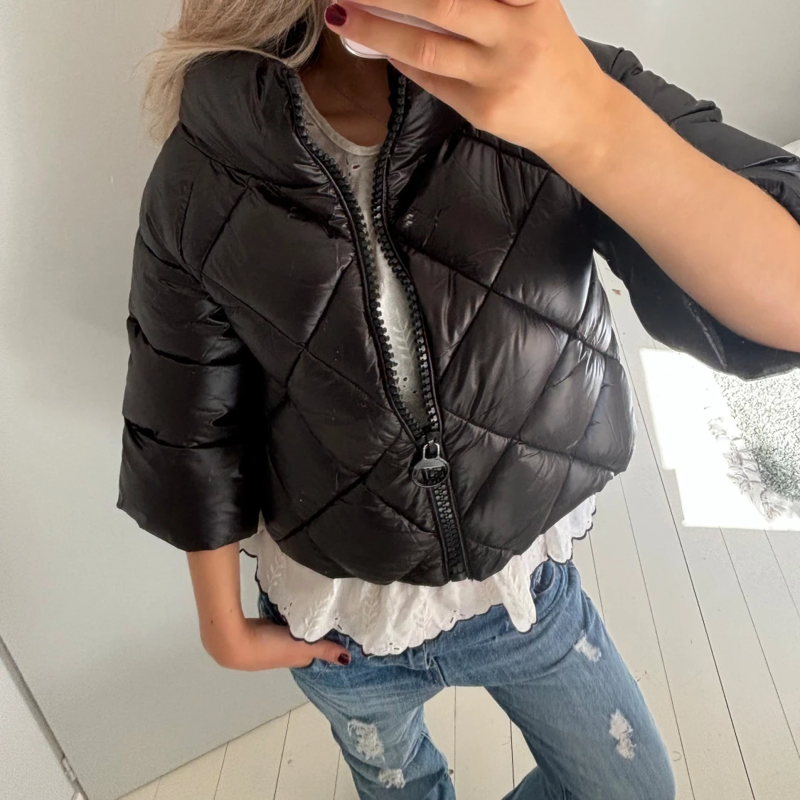 Trekvartsärmad jacka - 90