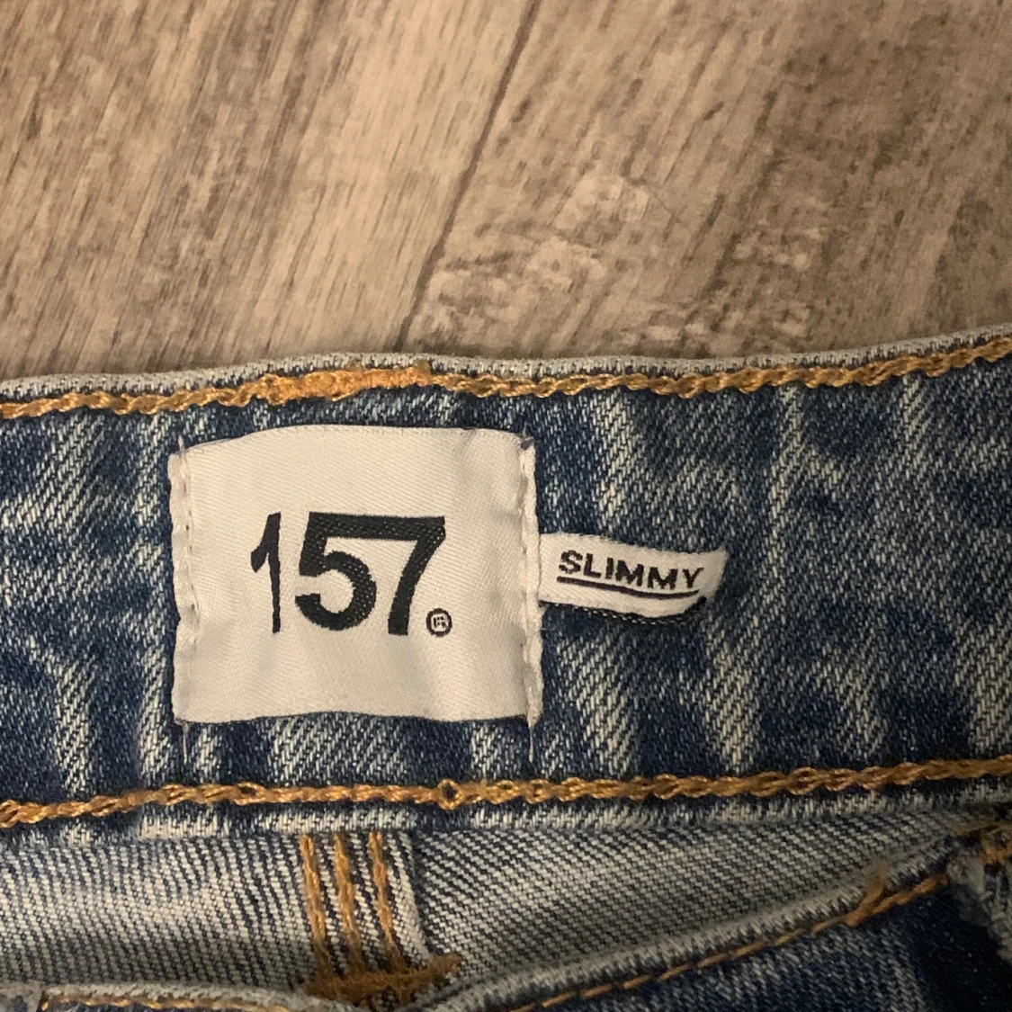 Ljus blåa slim fit jeans - 90