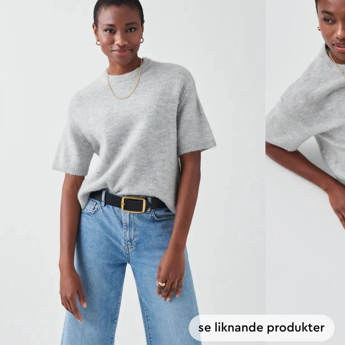 Slutsåld stickad T-shirt❤️ - 90