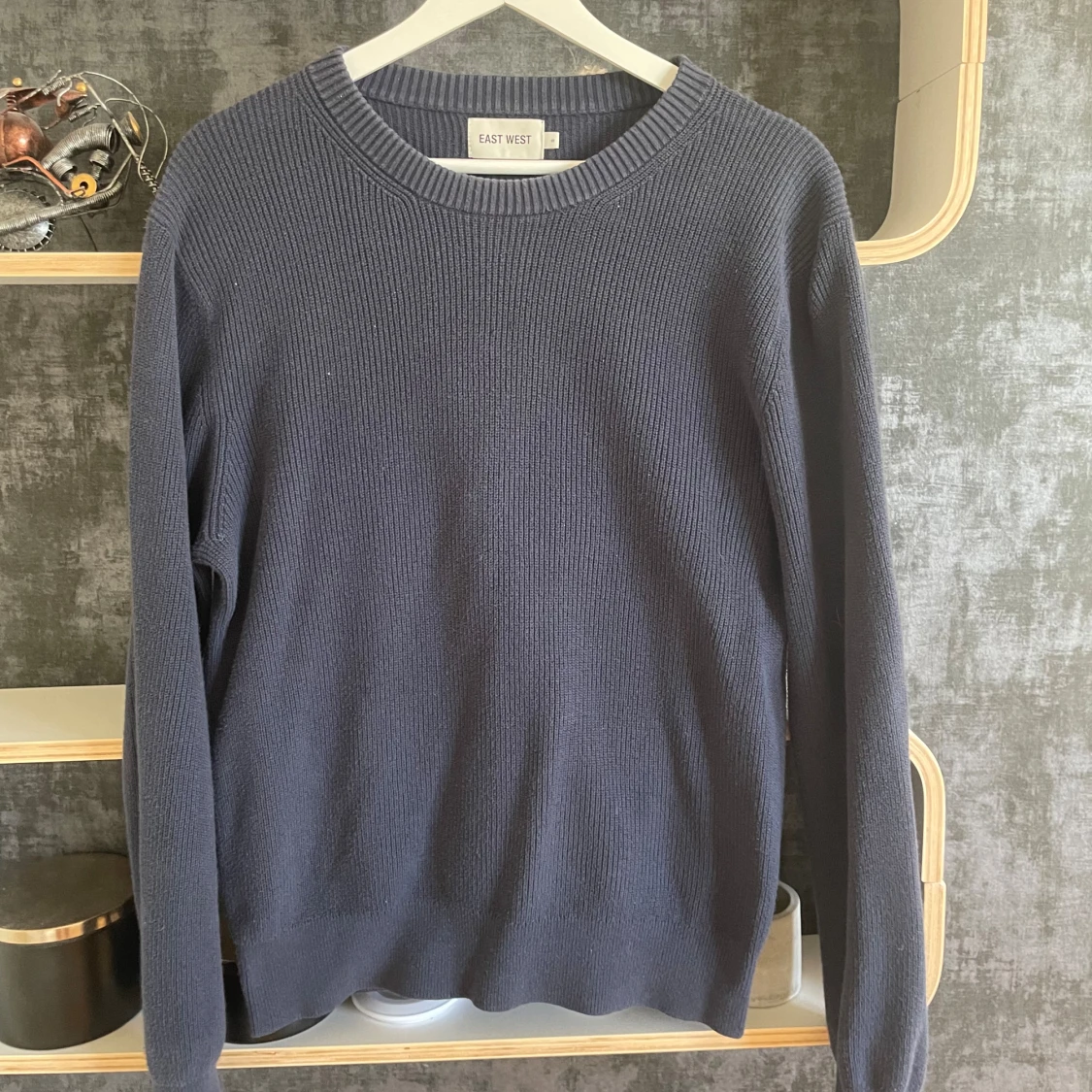 Mörkblå Sweatshirt 