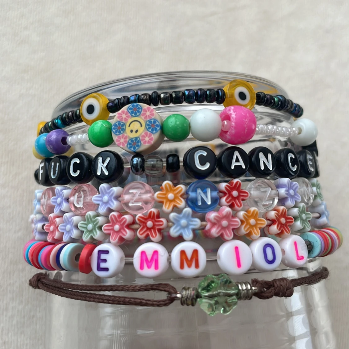 Stackning bracelets🪸🌸🧿 - 90