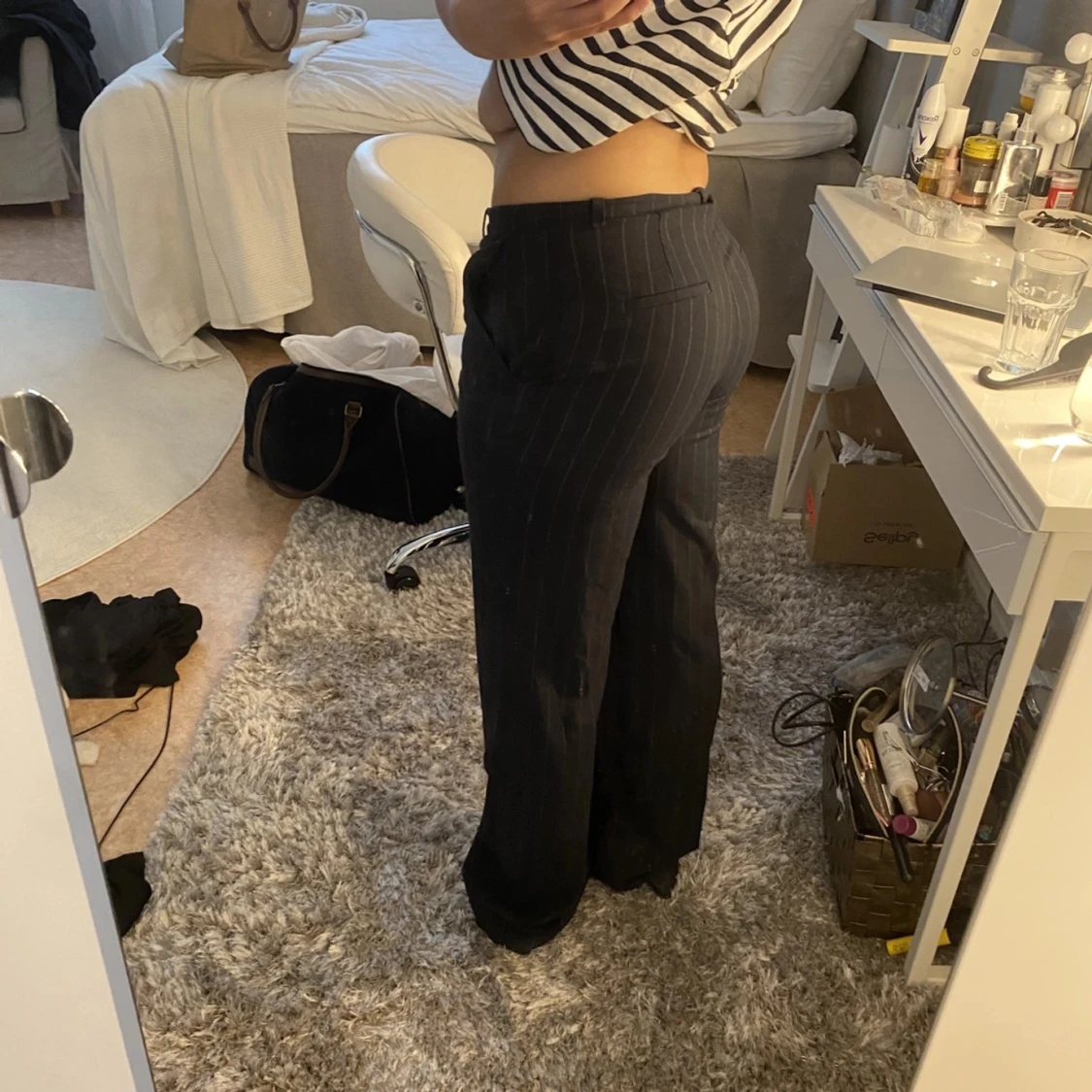 Randiga kostymbyxor  - 91