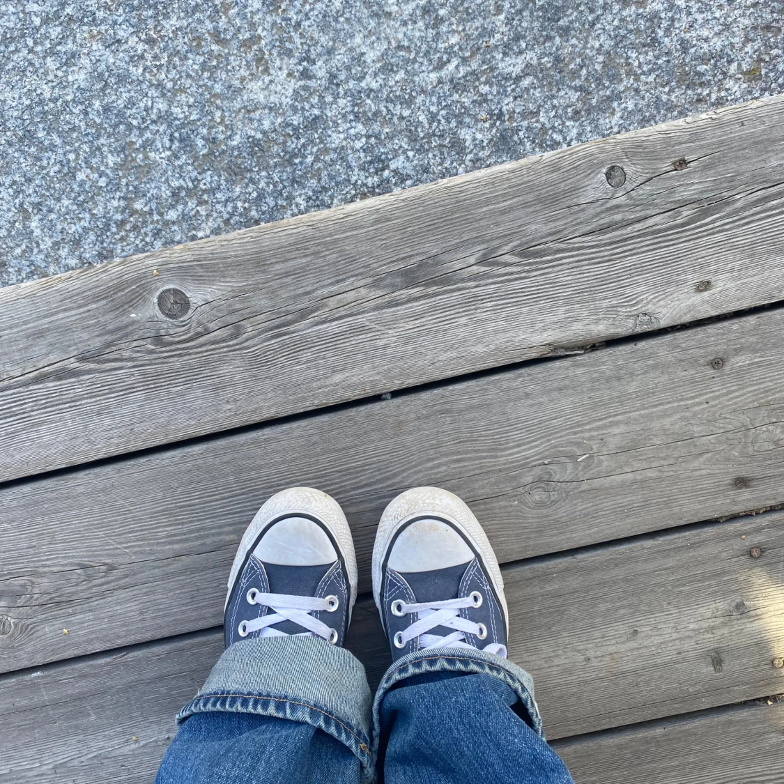 Mörkblå Converse  - 93