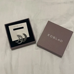 Edblad örhängen  - Säljer dessa silver örhängen från Edblad då de aldrig kommer till användning. Har haft dem i några år men har endast använt ca 2 ggr. DMa om du har några frågor💕🫶
