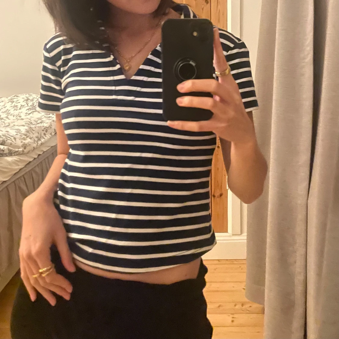 randig topp från Petit Bateau - 90