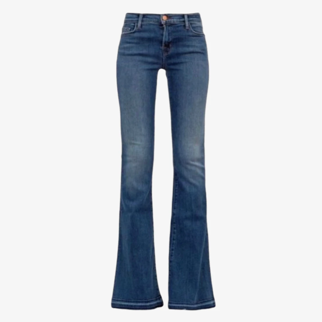 Blå bootcut jeans
