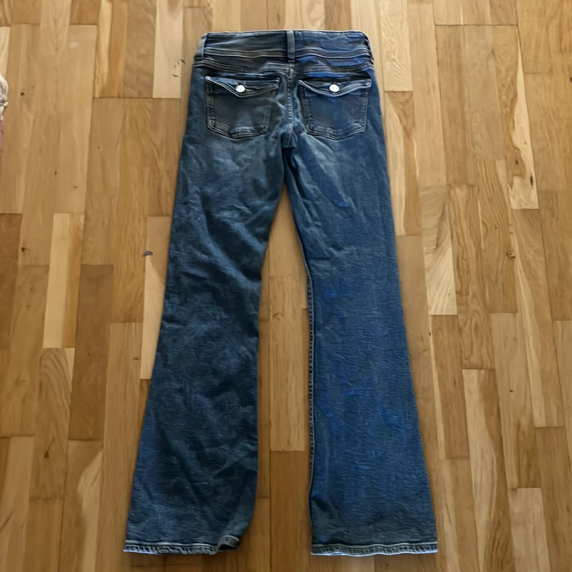 Blå bocut jeans  - 90