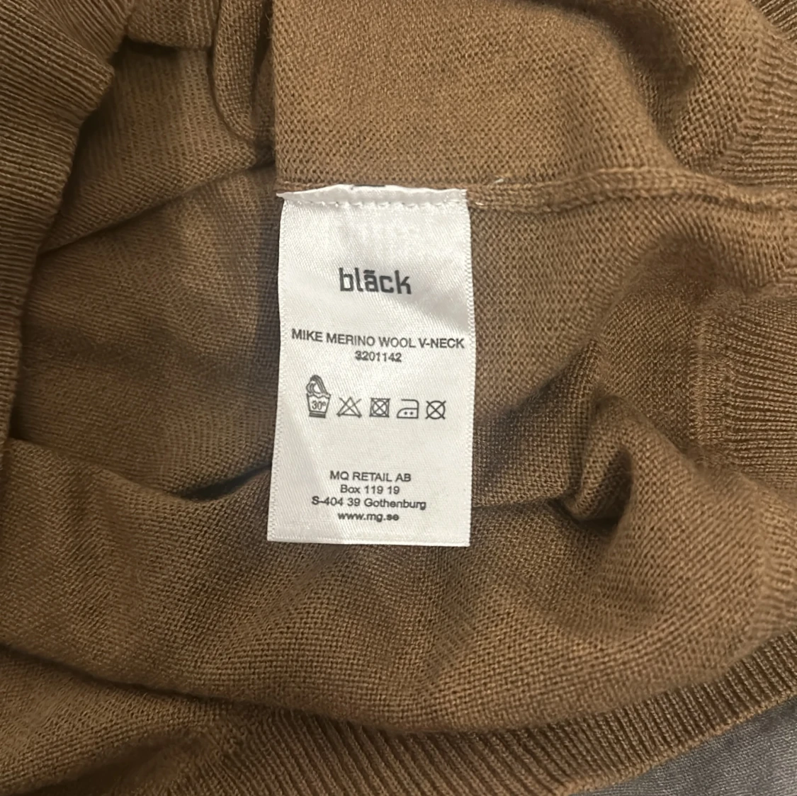 Brun merinoulltröja från Bläck - 91