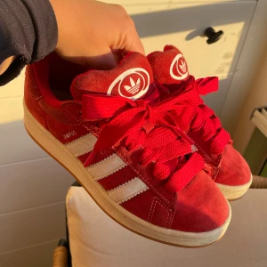 adidas Originals CAMPUS 00s - Låga sneakers - Ett par röda CAMPUS 00s i storlek 36 2/3.  Använda fåtal gånger men sparsamt använda. INGA DEFEKTER!    Nypris är 1249kr, säljer för 650kr❣️ Vita snören medföljer🤍