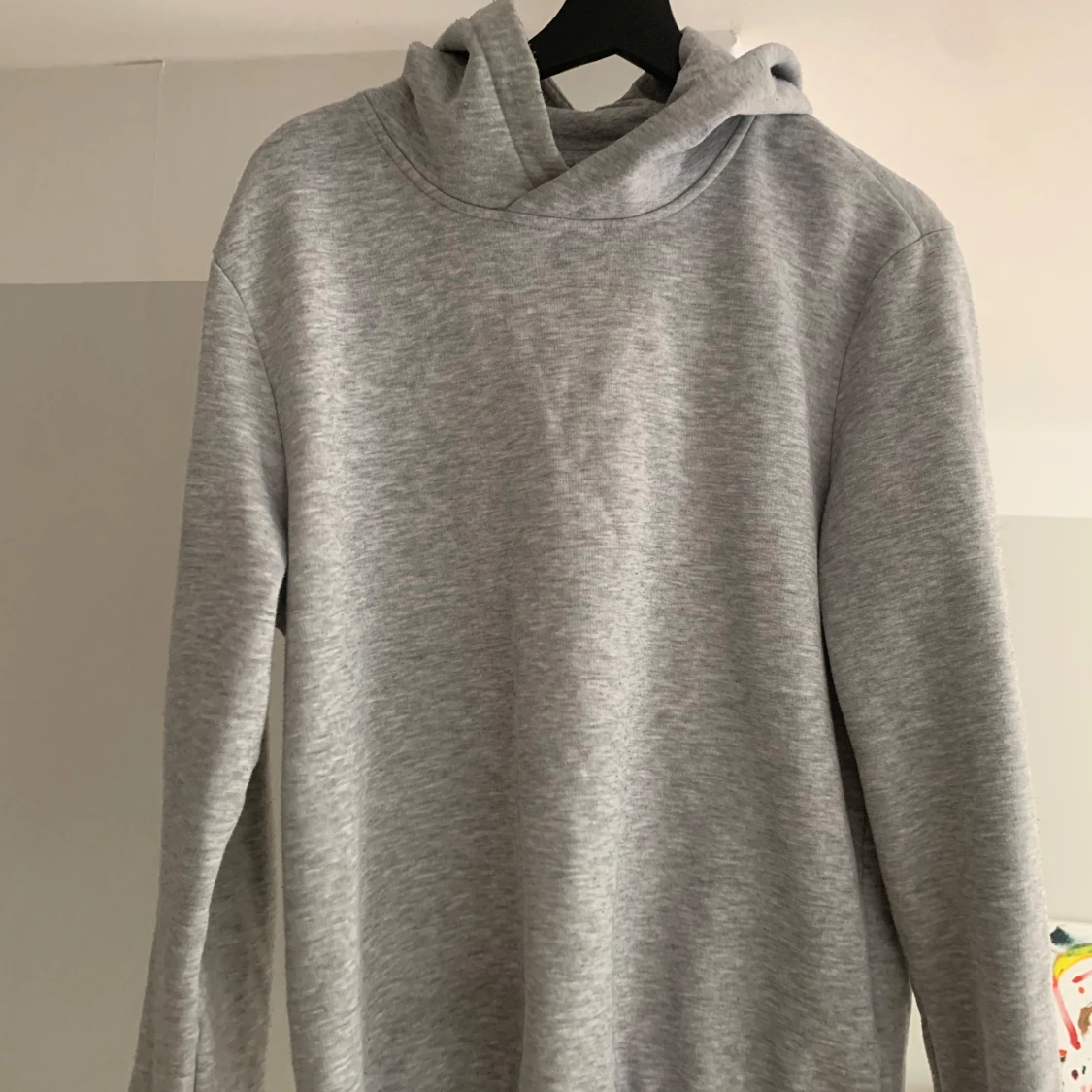 Grå Hoodie, strl M