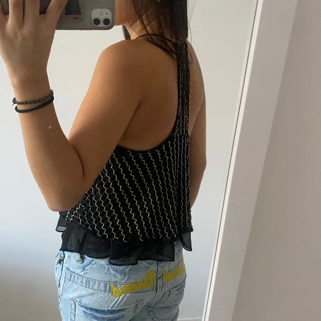 Topp med pärlor - 90