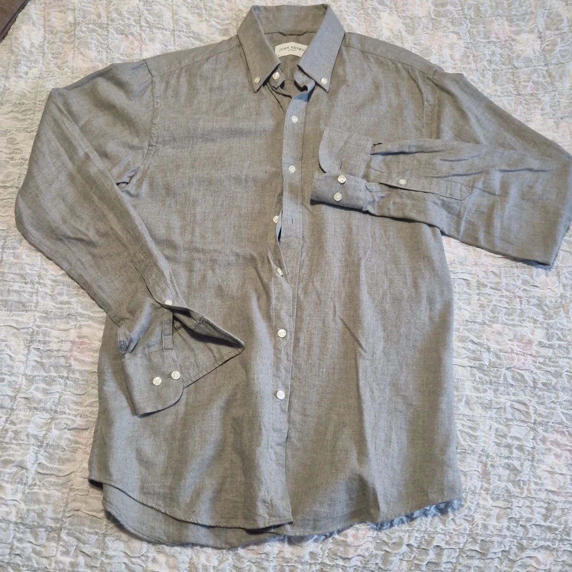 Skjorta i 100% flannel