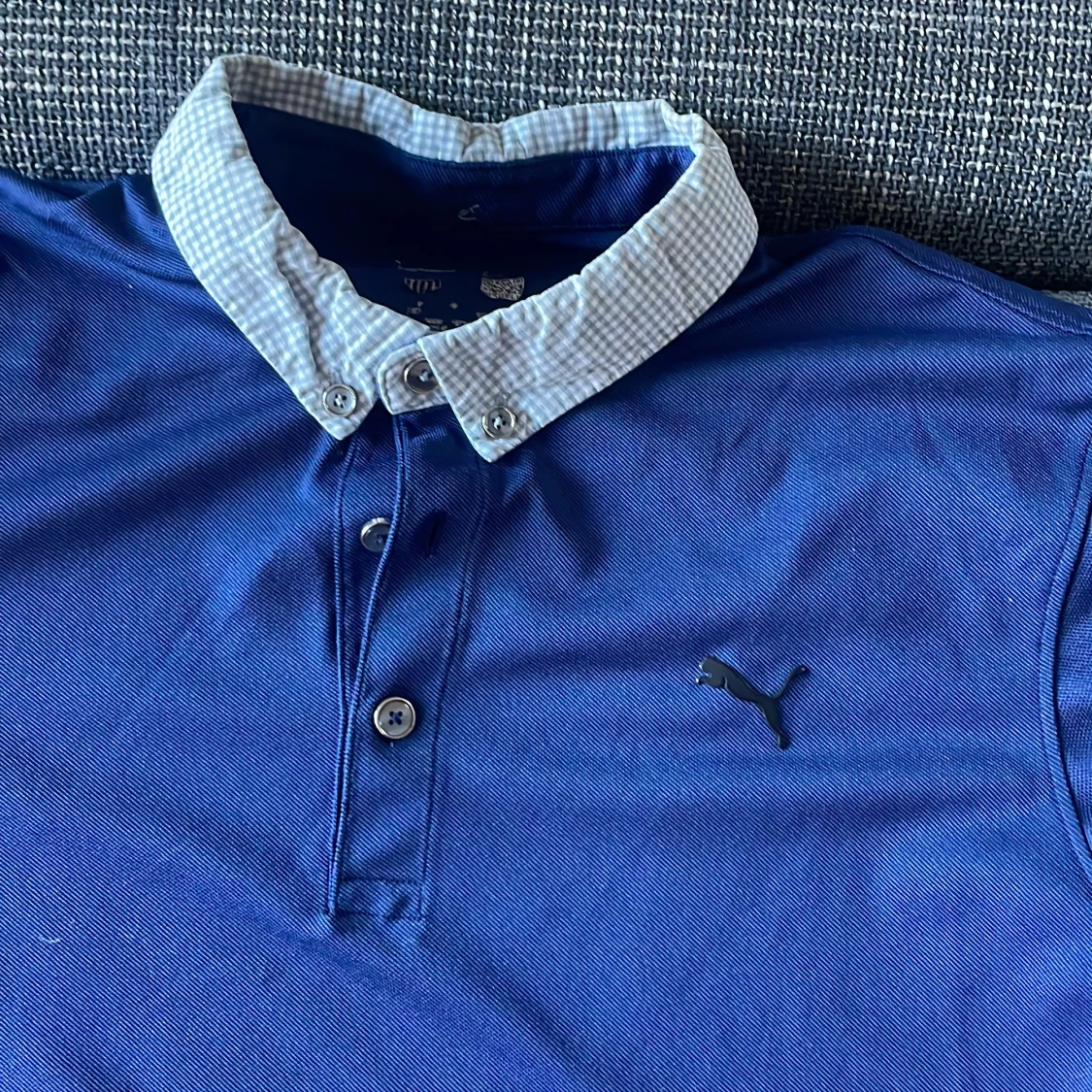 Blå pikétröja från Puma - 90