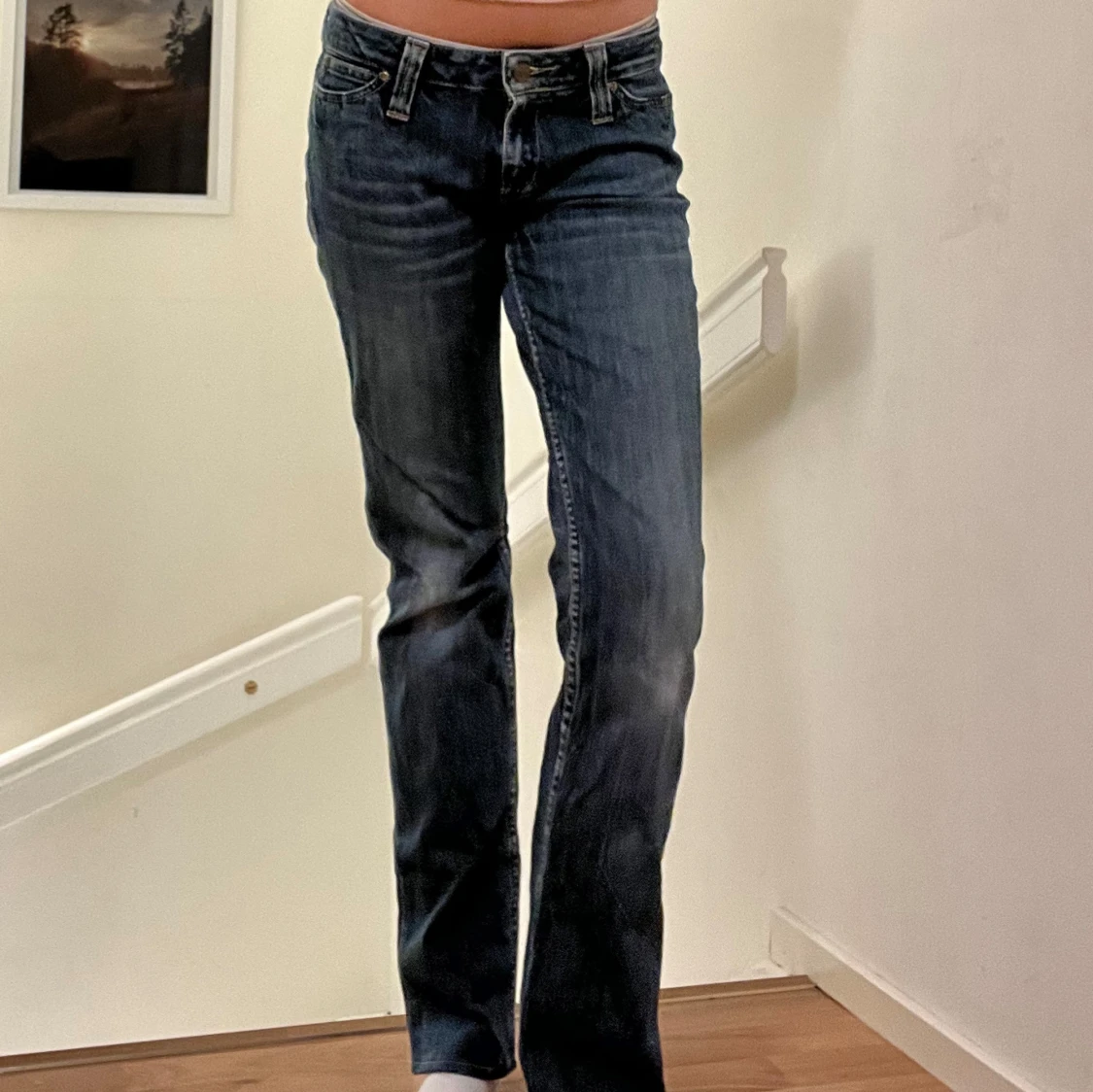 Blå jeans från Lee