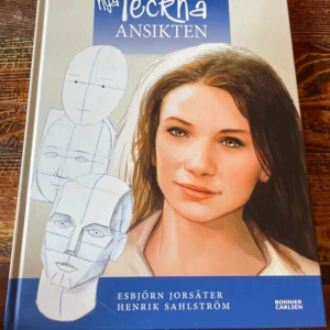 Nya teckna ansikten - Aldrig använd, jättebra bok om man är nybörjare på att rita ansikten. Använd ett fåtal gånger. Finns på flera sidor, köparen står för frakten.