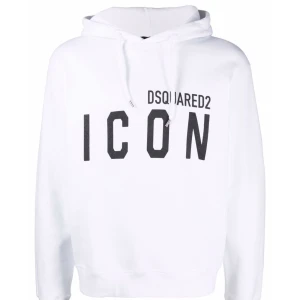 Dsquared2 Icon Hoodie  - Oanvänd Vit Dsquared2 Icon hoodie Storlekar S-XXL  Mötesplats Stockholm 
