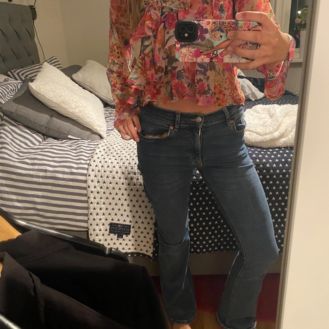 Low waist Bootcut jeans  - 91