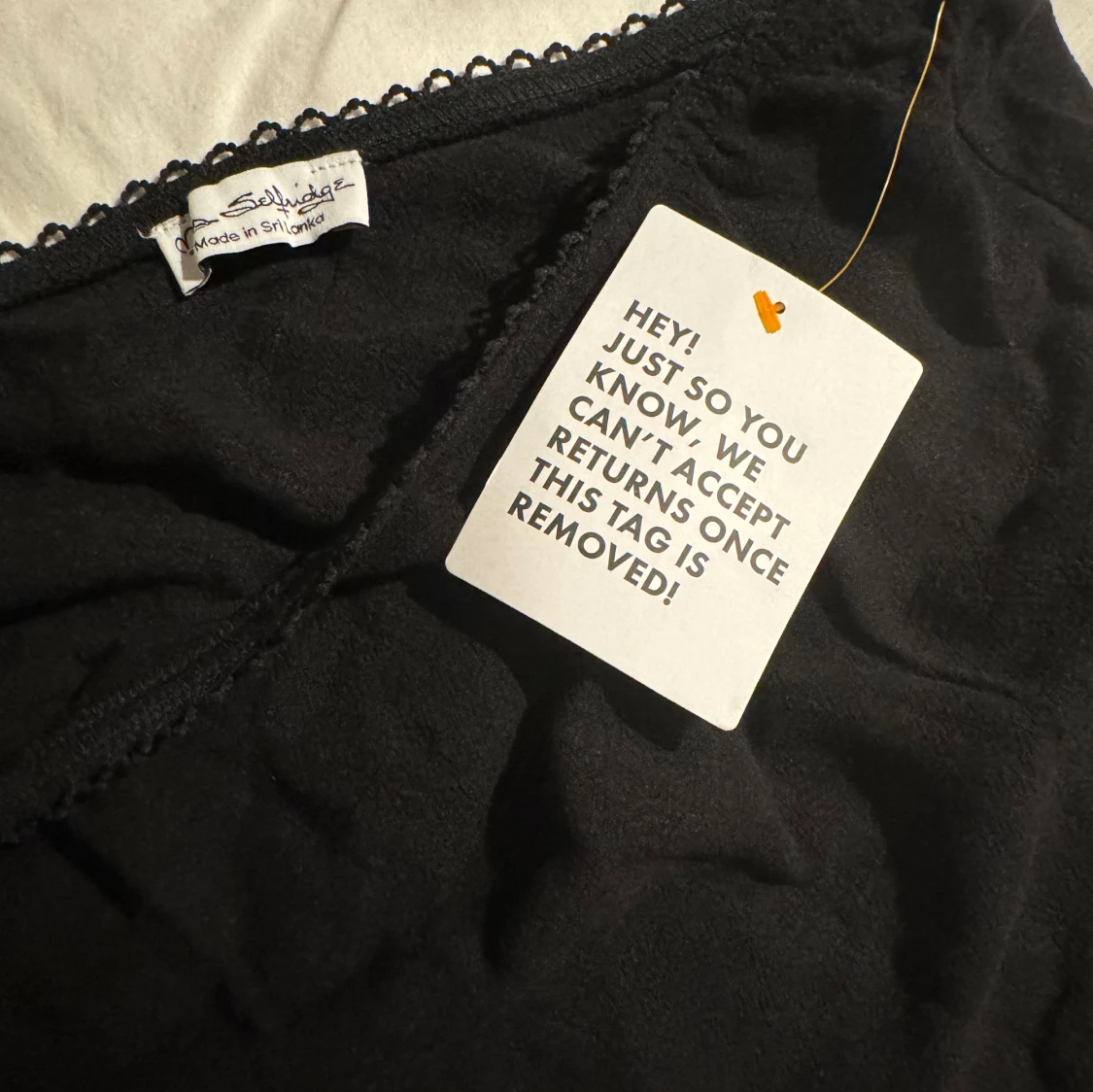 Svart Linnekjol Miss Selfridge - 91