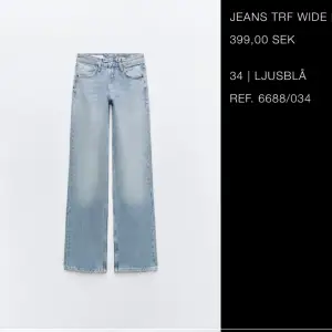 Säljer mina favorit jeans ifrån Zara i storlek 34! Säljer då de är fel storlek för mig, de är helt slutsålda på hemsidan och får ej att köpa längre🤍