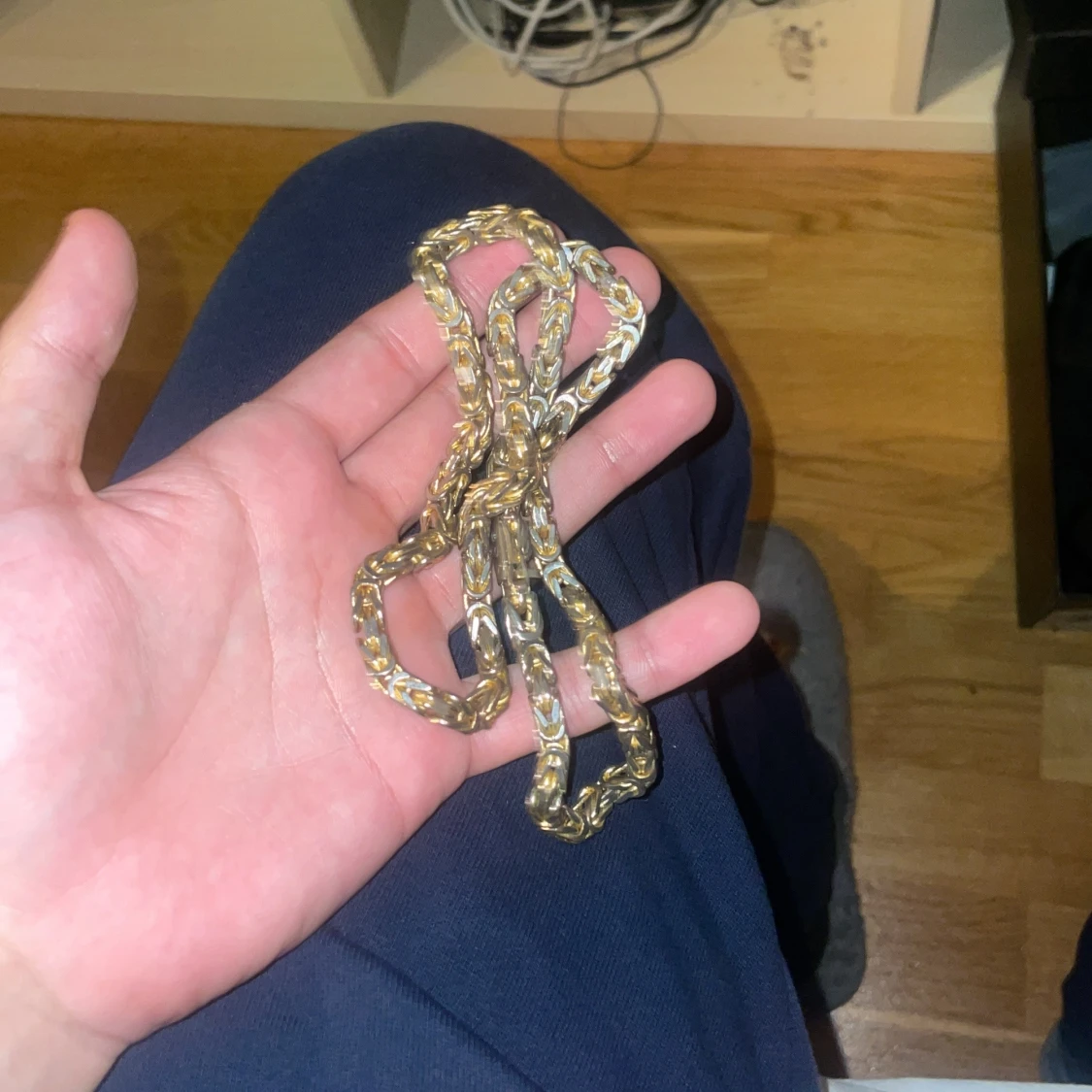 Guldplatterat kedja - 1