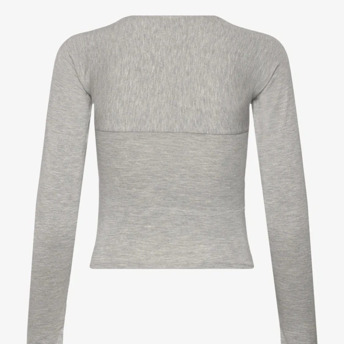 Grå långärmad topp från Gina  - 1
