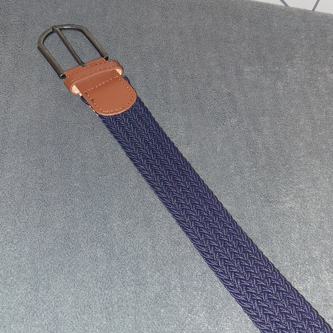 Flätat Bälte I Mörkblå - 1