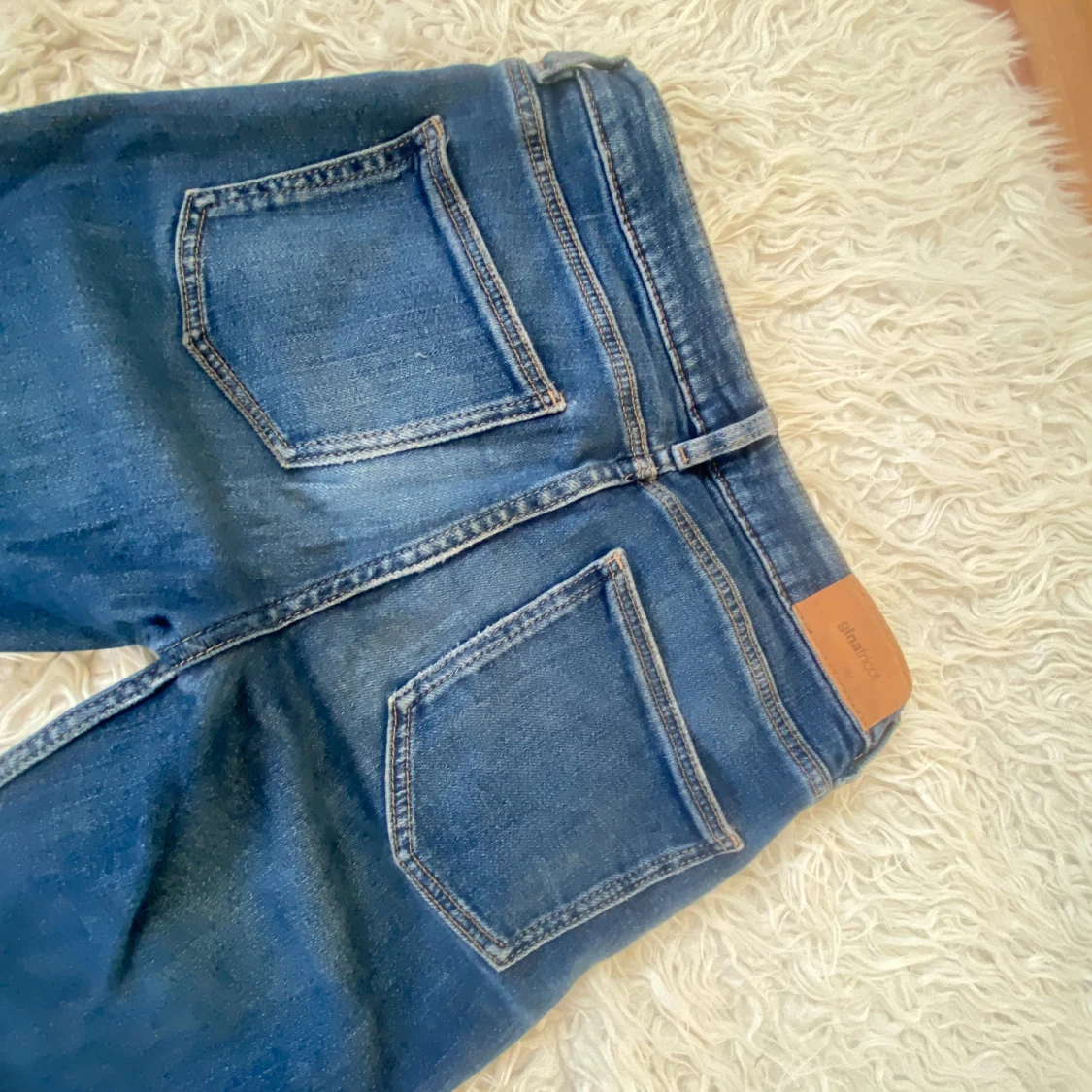 Low waste bootcut jeans 