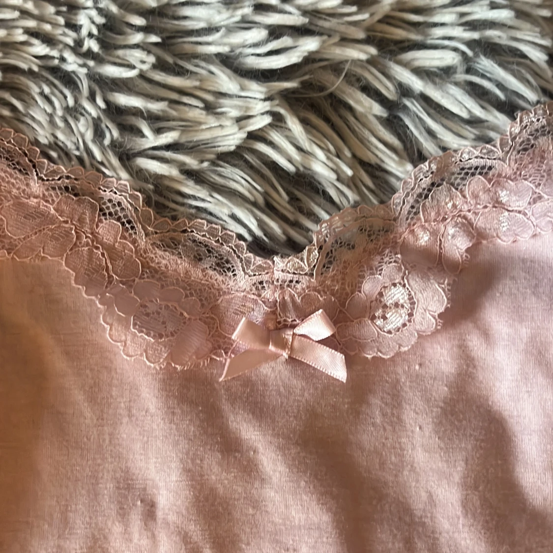 Rosa spets linne🎀 - 90