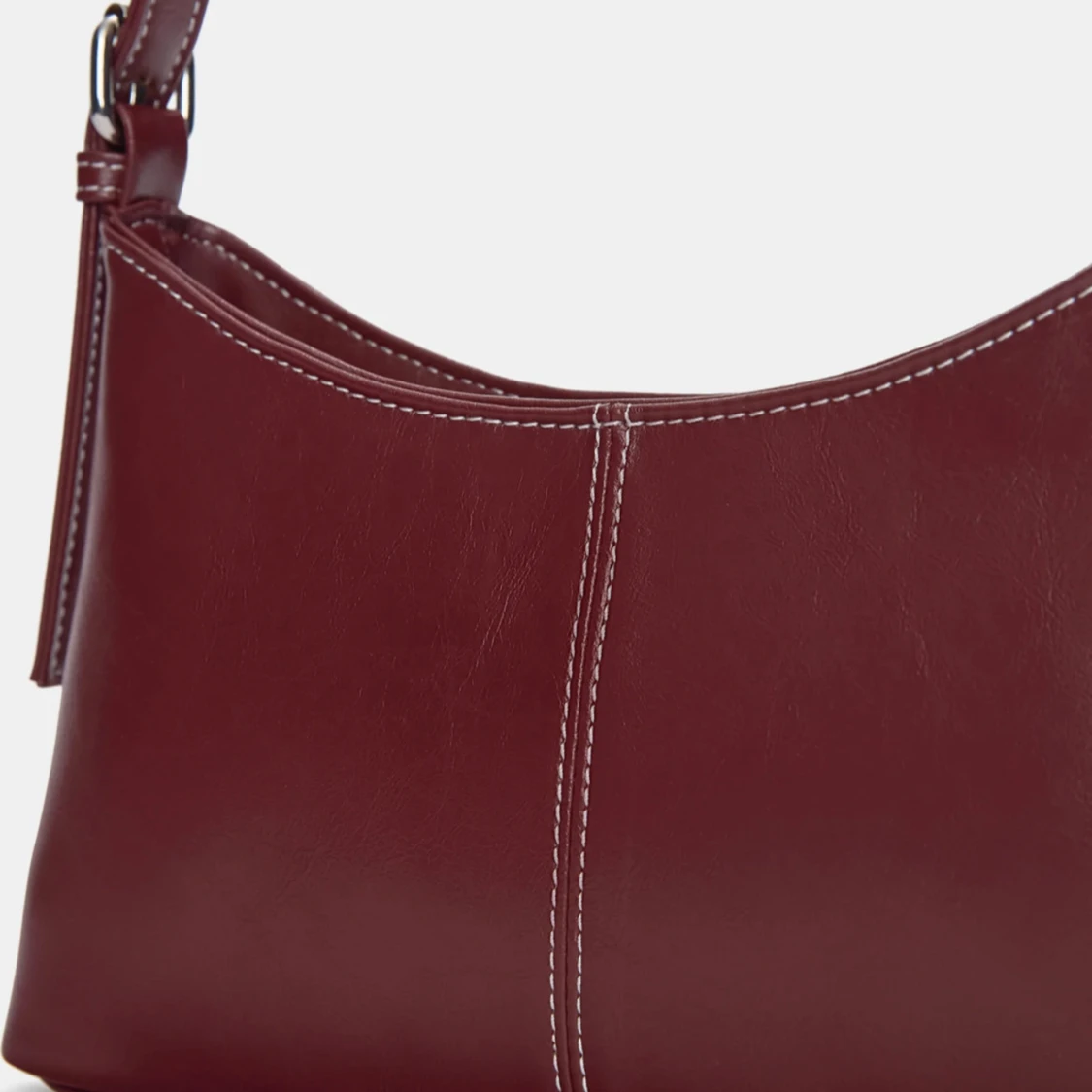 Vinröd axelväska - 2
