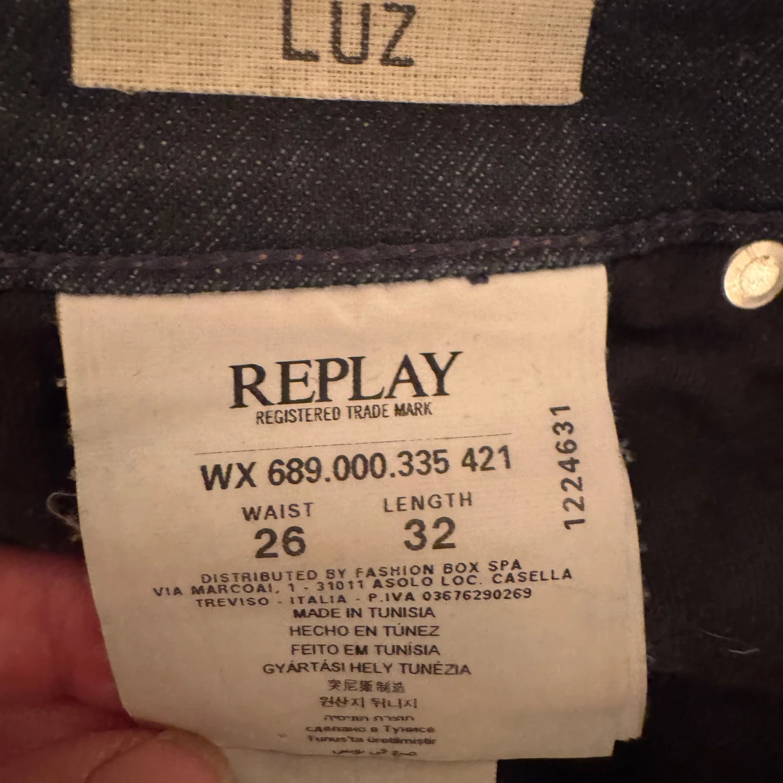 Mörkblå jeans från Replay - 91