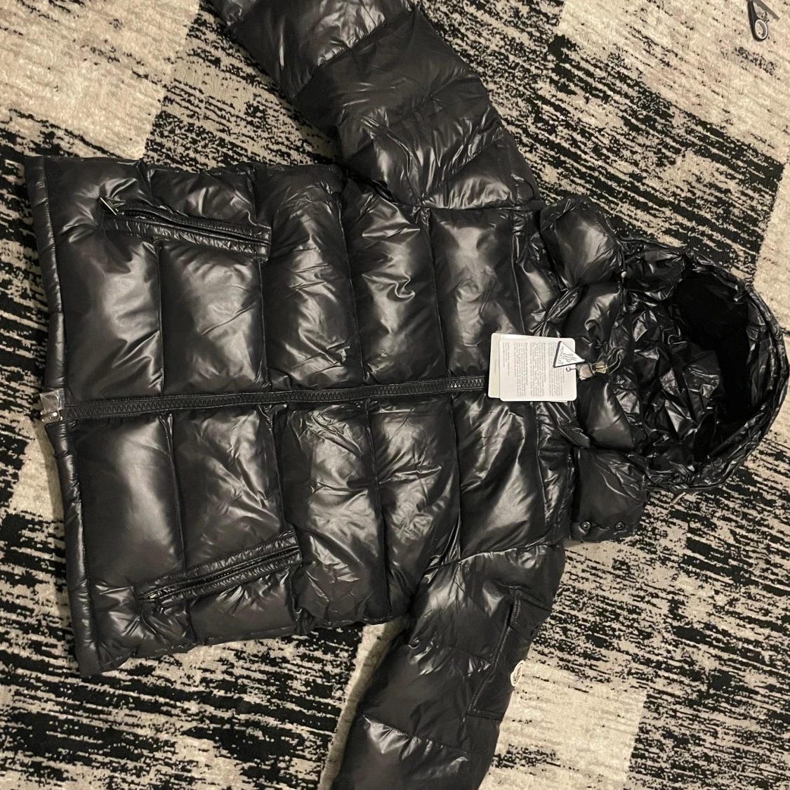 Svart pufferjacka från Moncler - 90