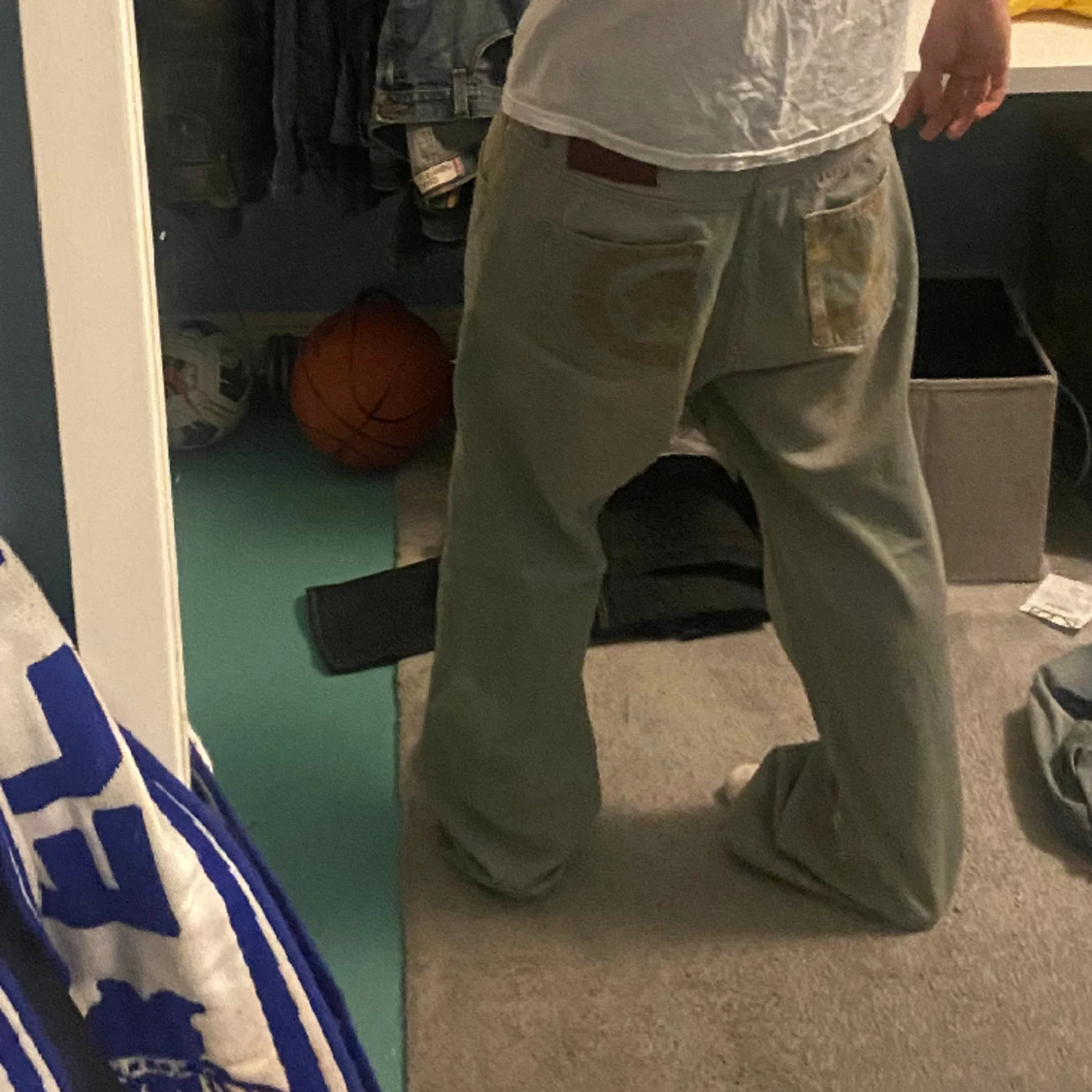 Jeans med tryck - 91