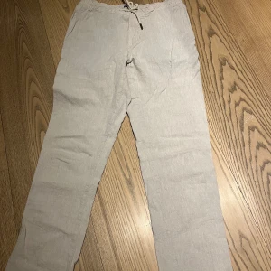 Linnebyxor beiga - Fint skick!