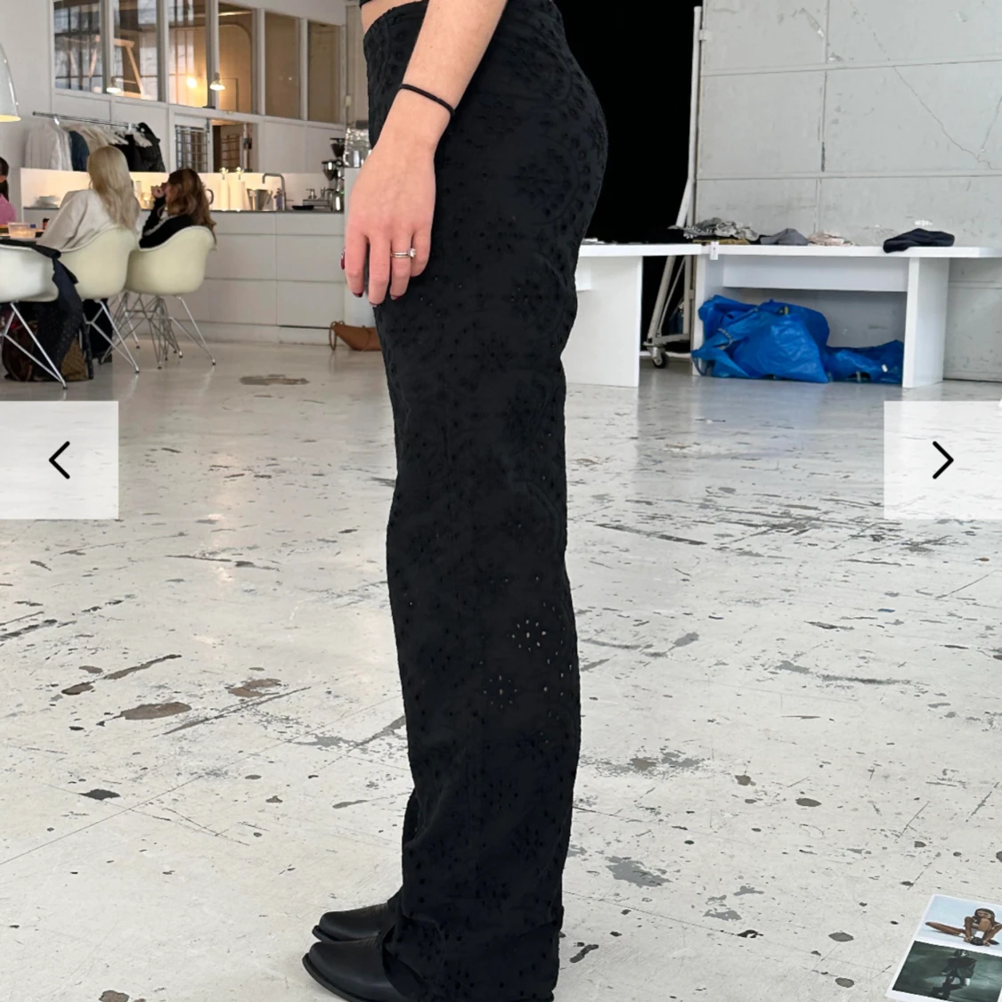 Broderade byxor - 91