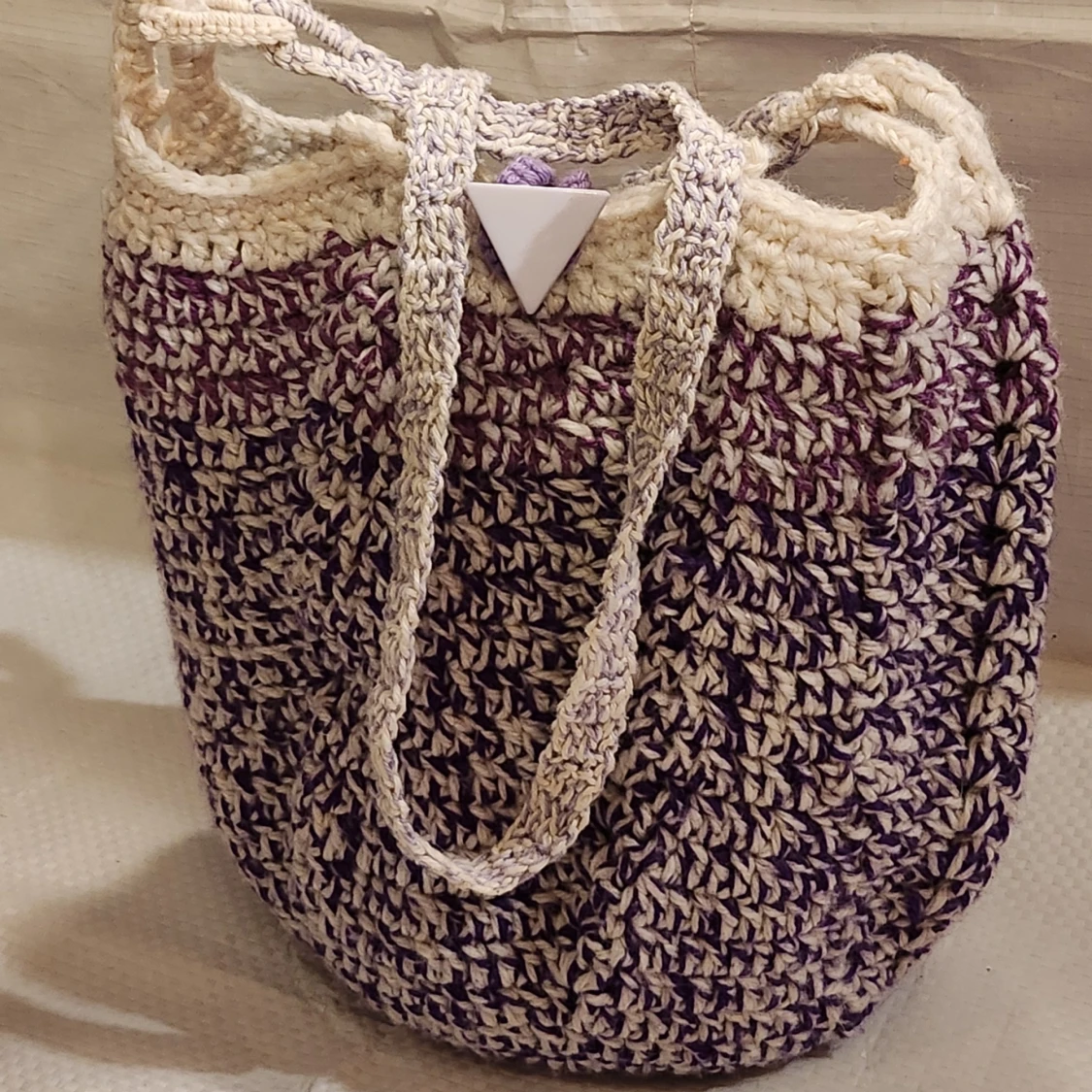 Virkad handväska - 90