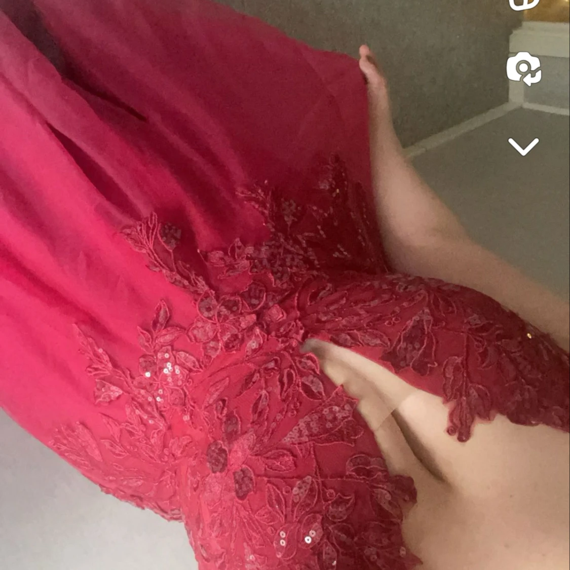 Röd balklänning - 91