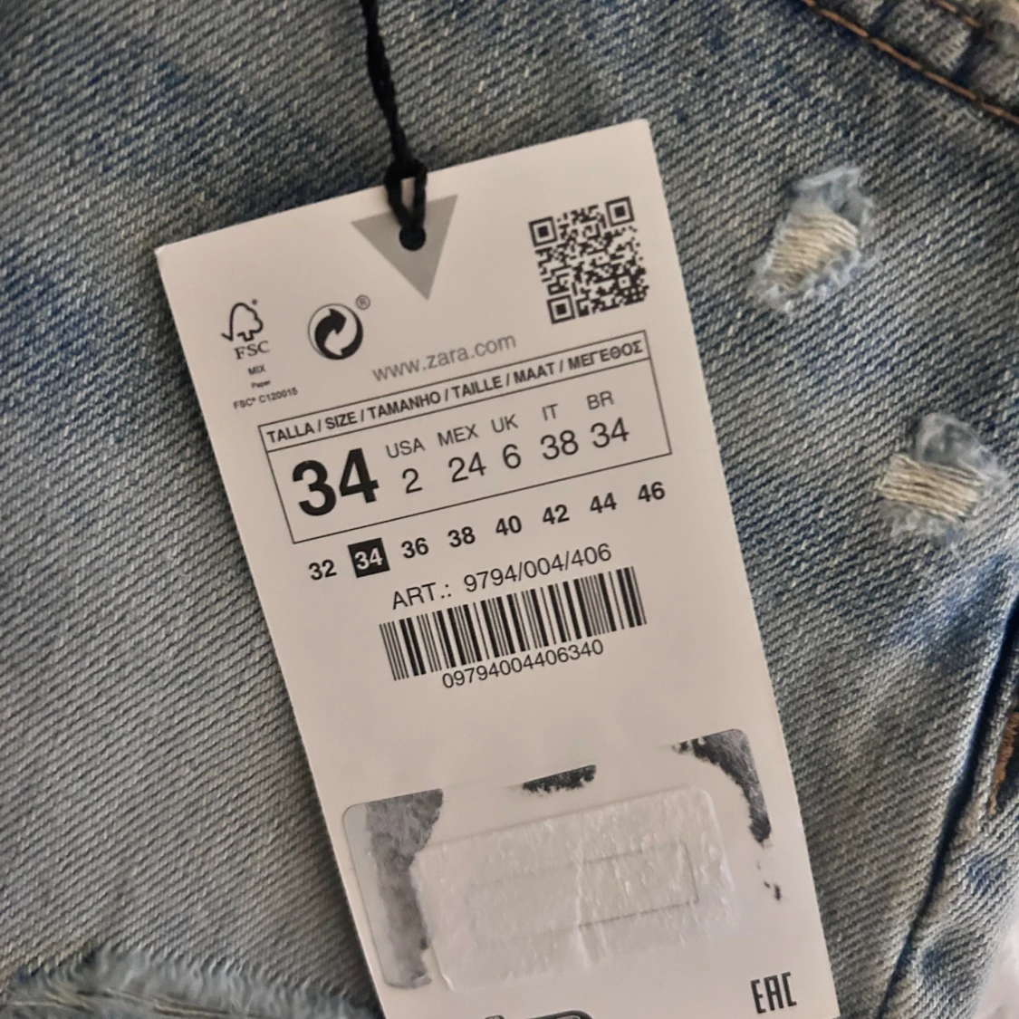 Zara jeansshorts  - 91