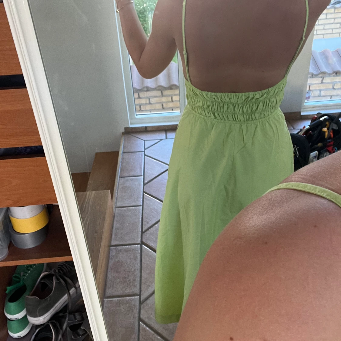 Grön klänning - 90