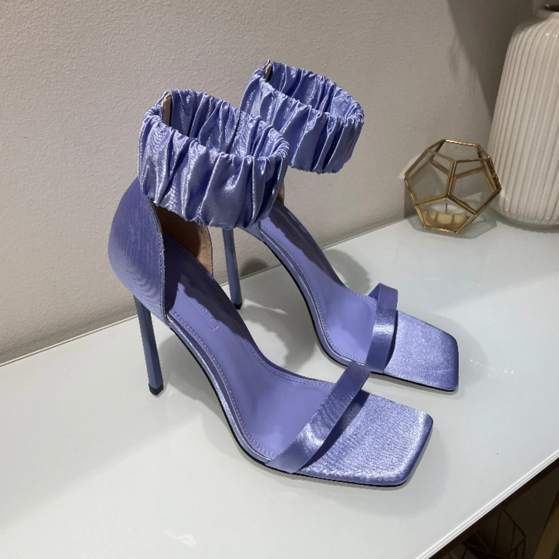 Ljusblå asos klackar - 90