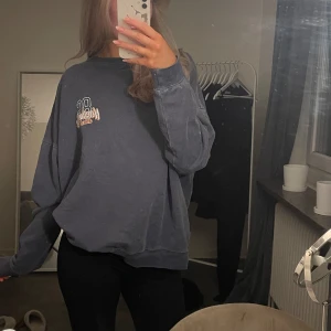 Sweatshirt  - Säljer denna coola lite vintage sweatshirt från Missguided❤️‍🔥tröjan är i storlek 34 men är ocersized. kontakta mig vid intresse, frakten tillkommer och är spårbar ❤️‍🔥