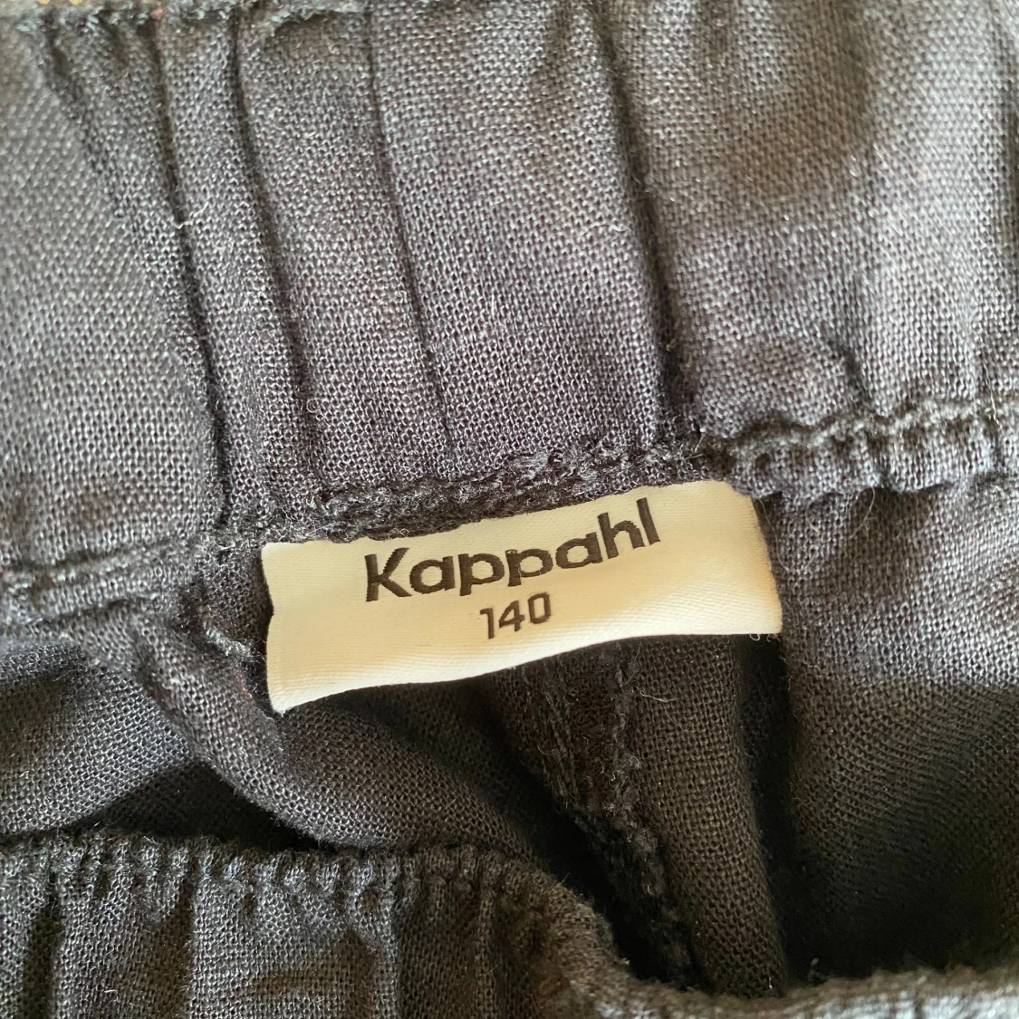 Svarta linnebyxor - 92