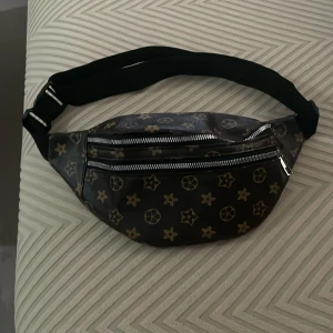 Louis Vuitton  - Den e helt ny äkta å jätte bra kvalitet på den och den är jätte bra man kan lägga jätte mycket grejer där inne 