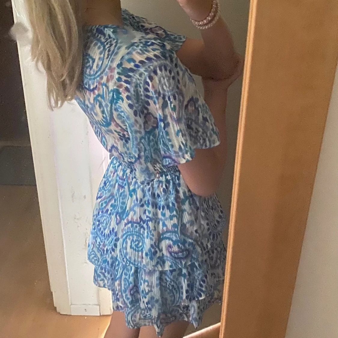 Blå zaraklänning  - 90