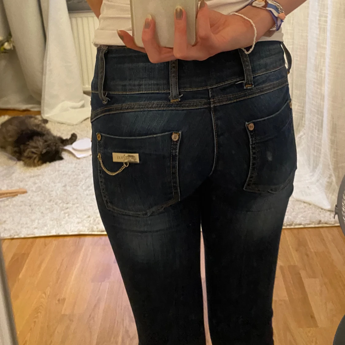 Lågmidjade jeans  - 92
